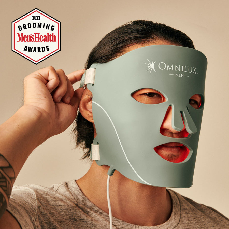 Omnilux Men - Advanced LED Light Therapy Mask for Men's Skin
